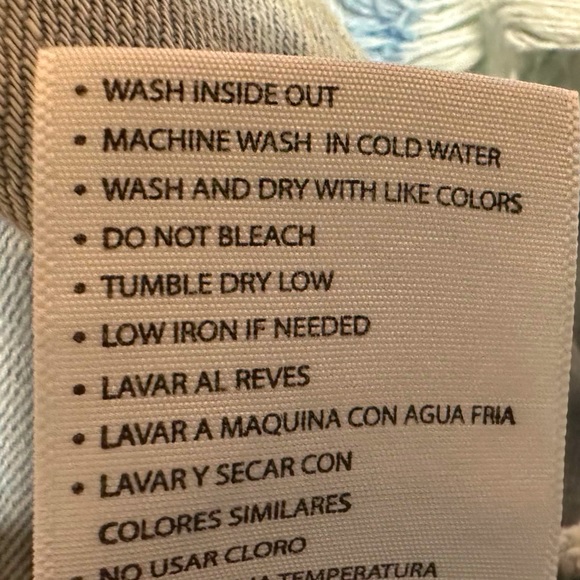 KanCan Distress Light Wash Denim 11" HIGH Rise Button Fly Cute Shortie Shorts S - Picture 14 of 14